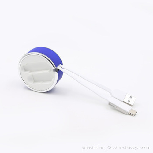 Yijiashishang Custom Logo 3 in 1 Flexible Mobile Phone Data Cable